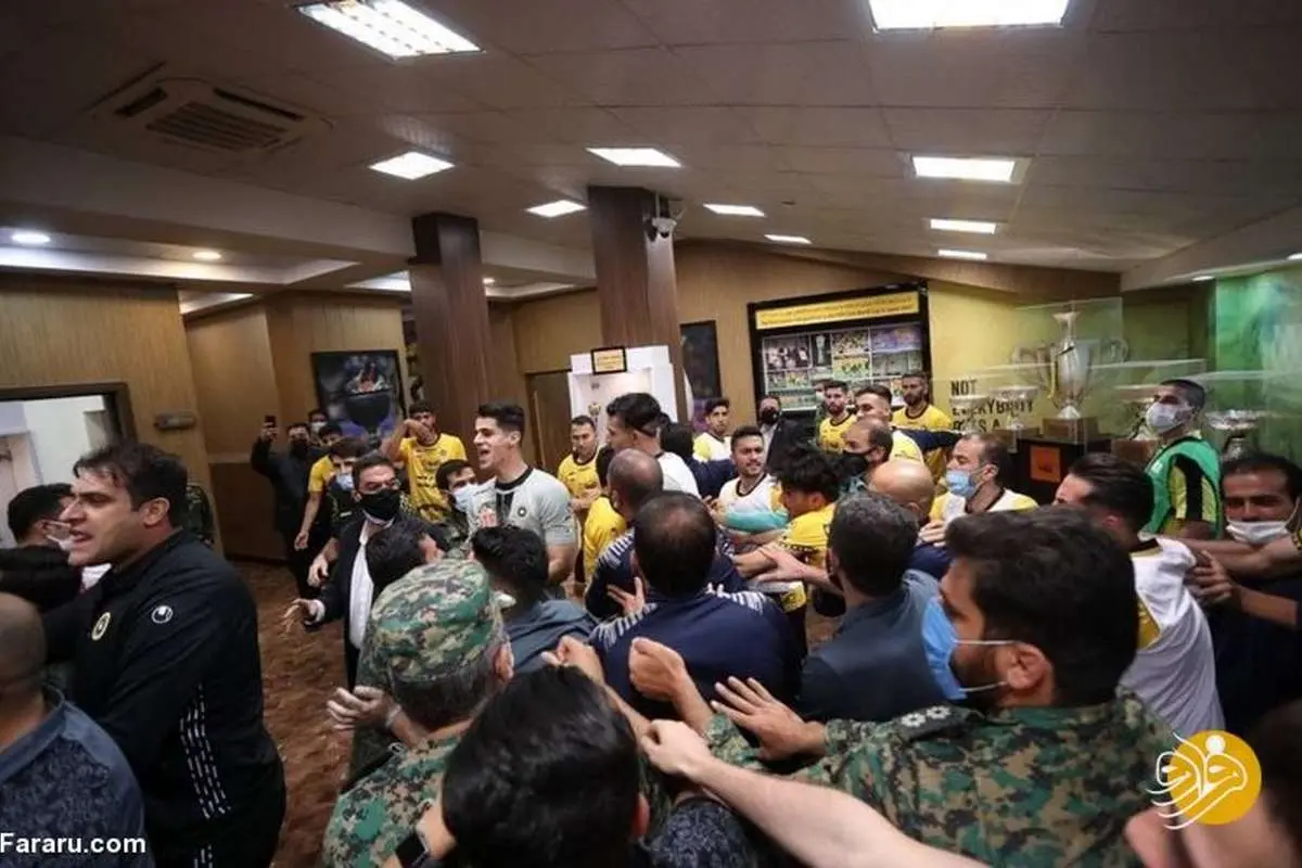 (ویدیو) فیلم کامل درگیری‌های بازیکنان سپاهان و پرسپولیس