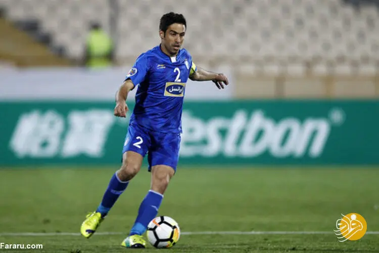 (عکس) کاپیتان استقلال با پیراهن پرسپولیس