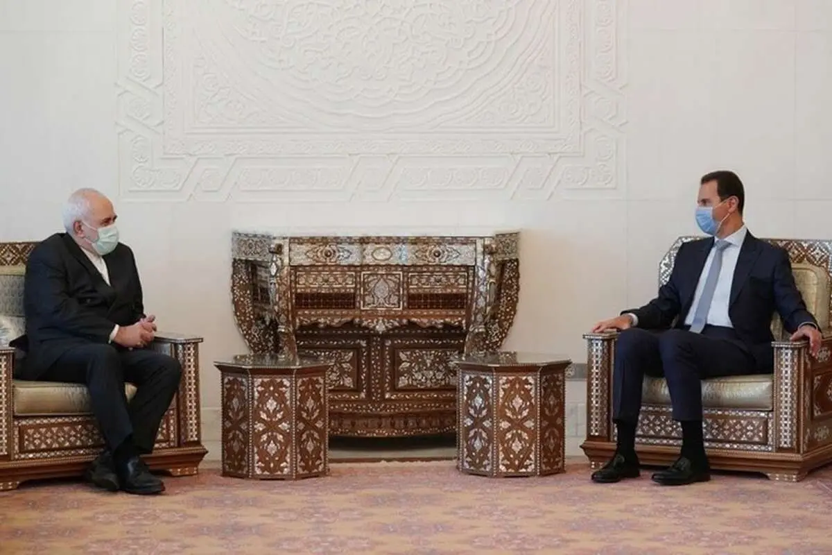 ظریف در دیدار با اسد: از انتخابات سوریه حمایت می‌کنیم