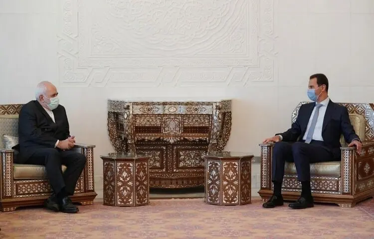ظریف در دیدار با اسد: از انتخابات سوریه حمایت می‌کنیم