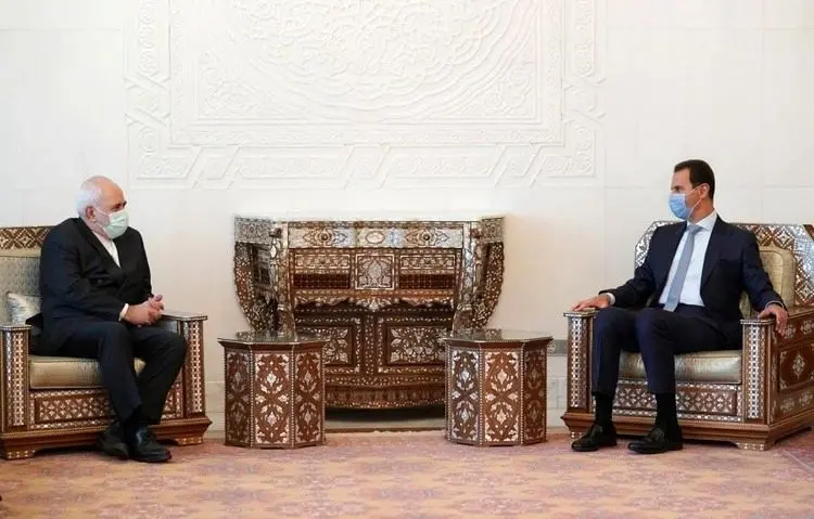 ظریف در دیدار با اسد: از انتخابات سوریه حمایت می‌کنیم