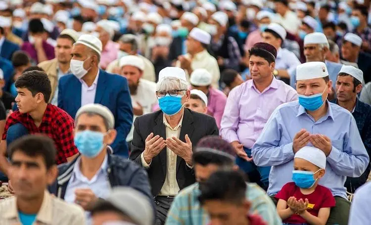(تصاویر) نماز عید فطر اهل سنت بندر ترکمن