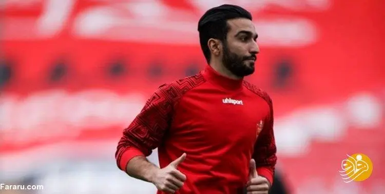 (عکس) کری‌خوانی عجیب بازیکن پرسپولیس پس از دربی