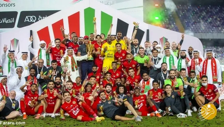 (عکس) قهرمانی الاهلی با سرمربی ایرانی الاصل