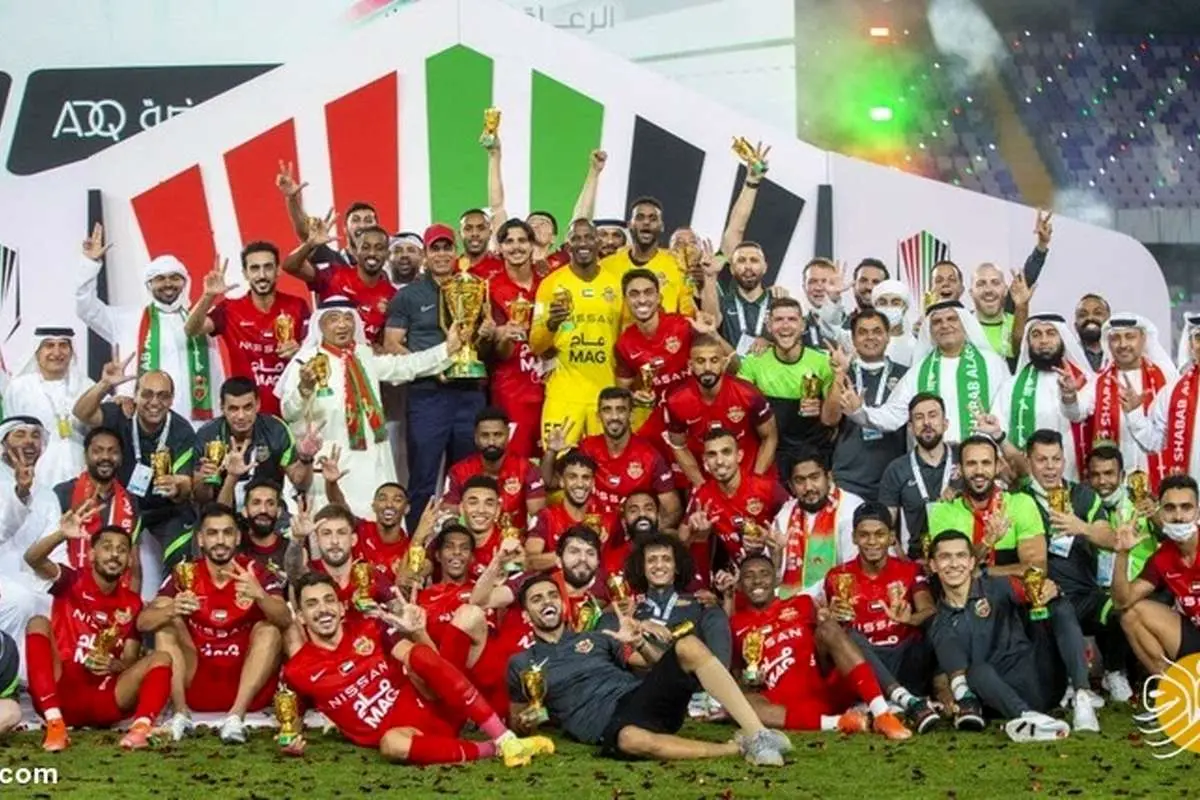 (عکس) قهرمانی الاهلی با سرمربی ایرانی الاصل