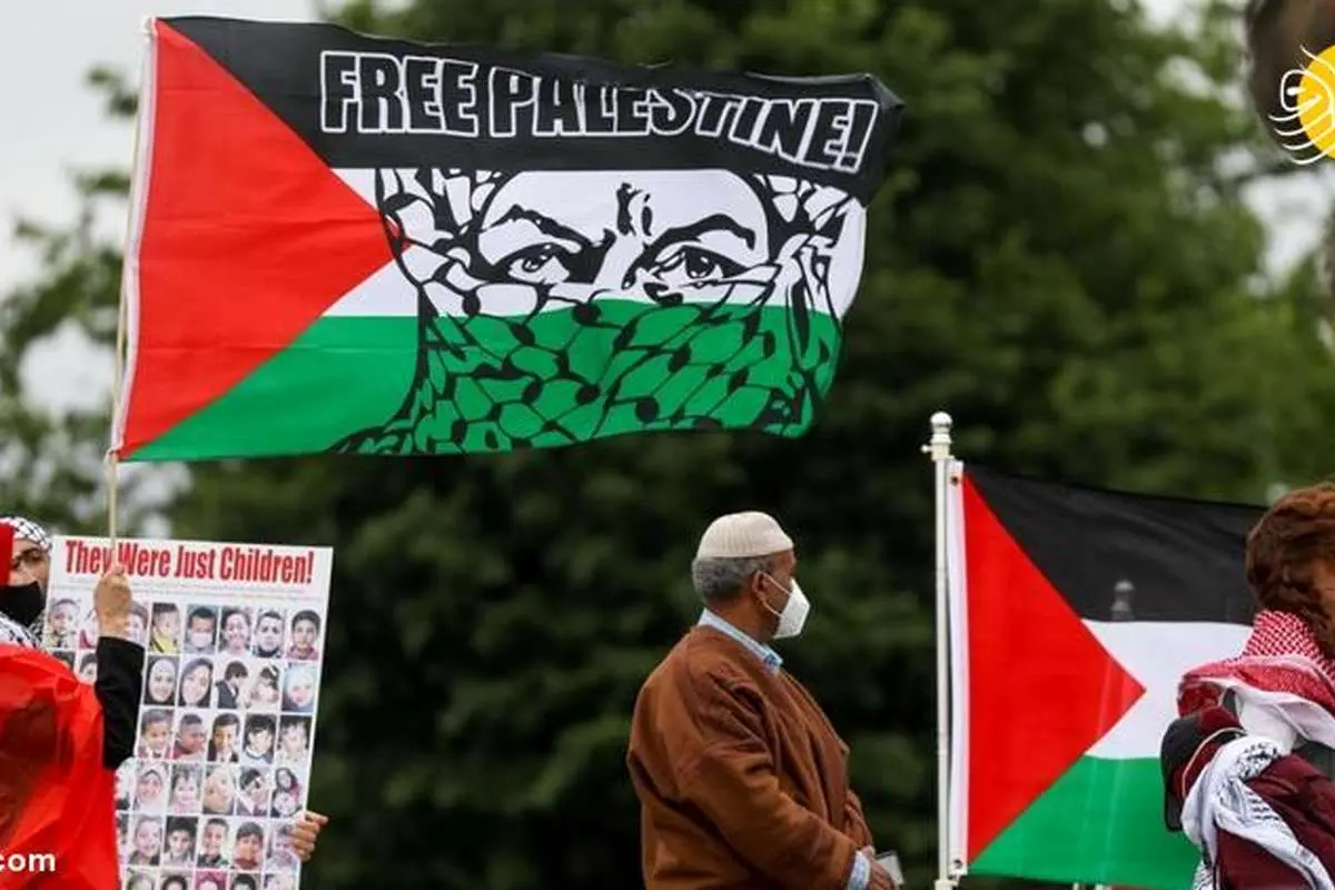 (تصاویر) تظاهرات گسترده حمایت از فلسطینیها در واشنگتن