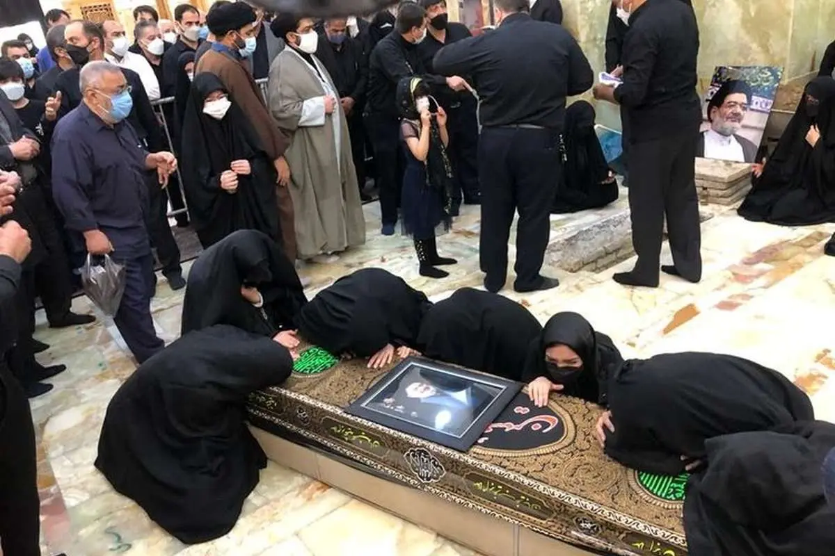 علی اکبر محتشمی پور در کجا دفن شد؟