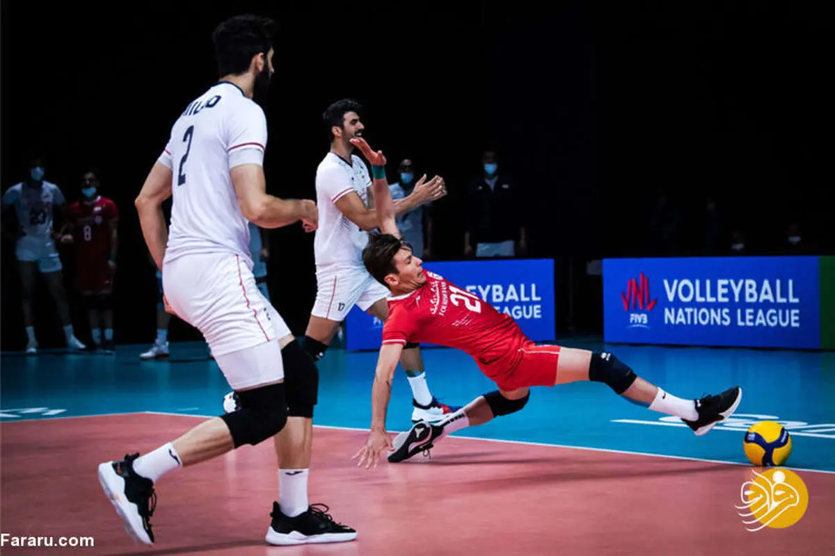 سقوط والیبال ایران در جدول رده بندی لیگ ملتها
