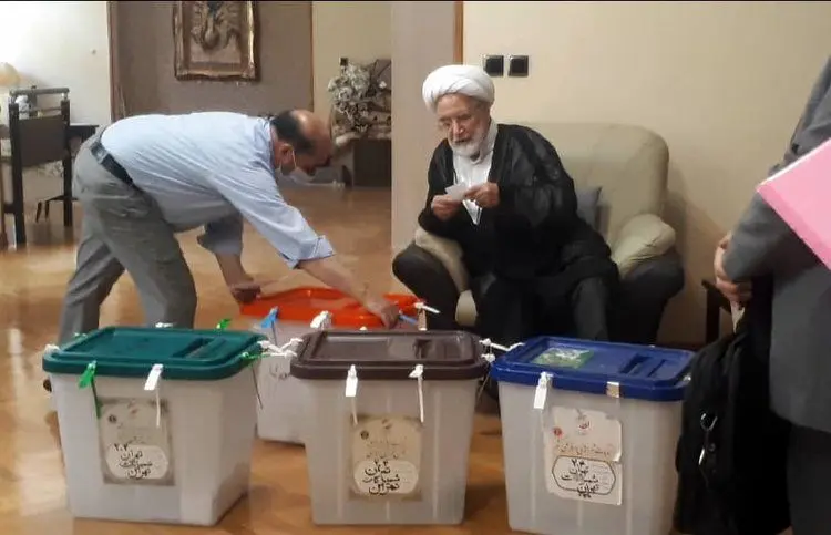 (تصاویر) مهدی کروبی رای داد