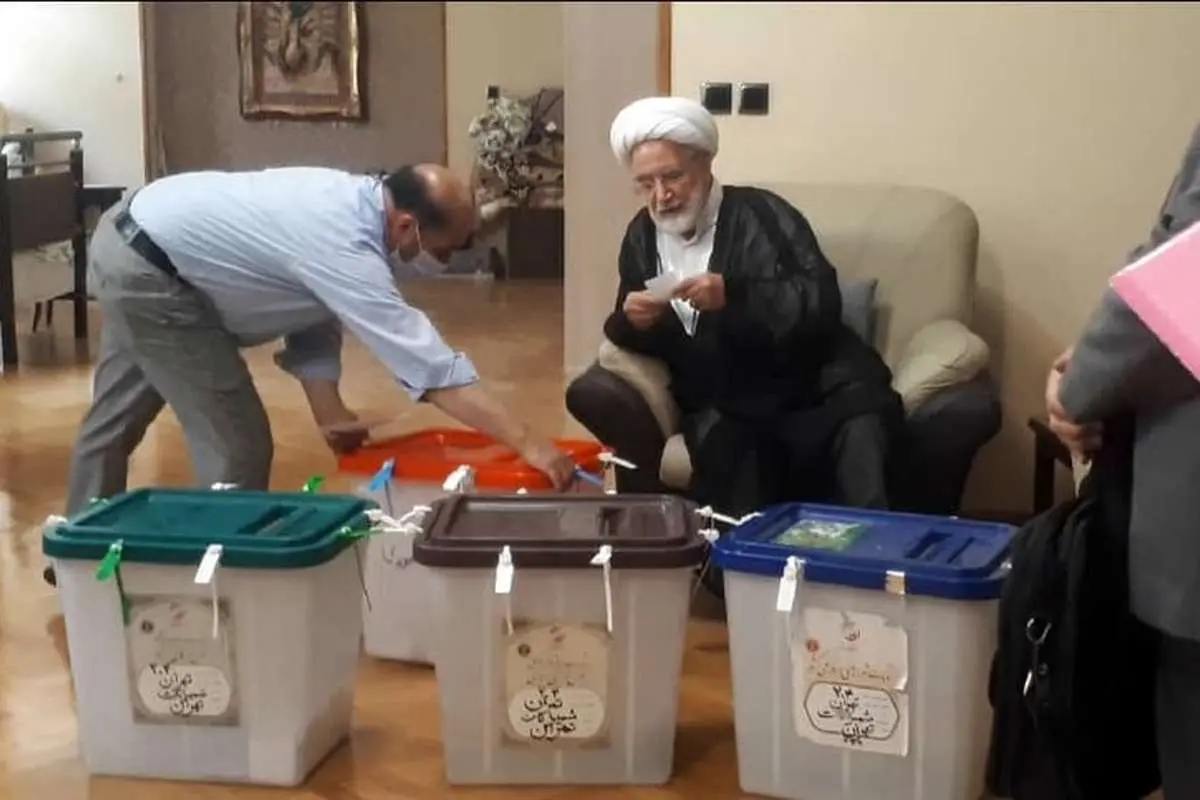 (تصاویر) مهدی کروبی رای داد