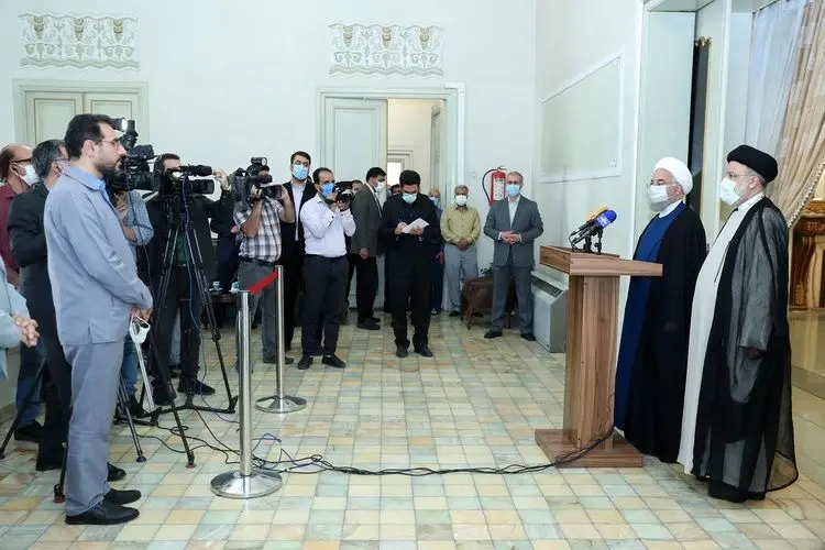 (تصاویر) دیدار روحانی با رئیس جمهور جدید