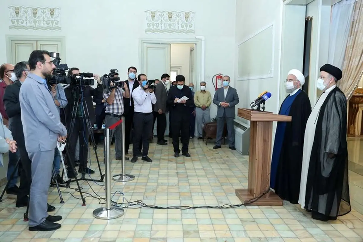 (تصاویر) دیدار روحانی با رئیس جمهور جدید