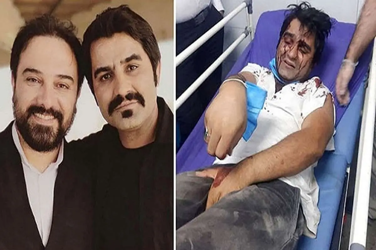 (تصویر) حمله به دو بازیگر سریال دودکش هنگام تبلیغ برای رئیسی