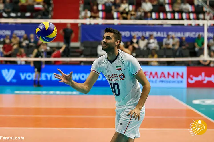 رونمایی از بازیکن جدید والیبال ایران مقابل فرانسه