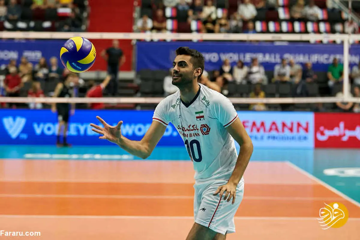 رونمایی از بازیکن جدید والیبال ایران مقابل فرانسه