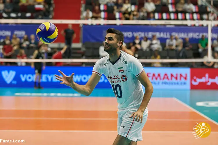 رونمایی از بازیکن جدید والیبال ایران مقابل فرانسه
