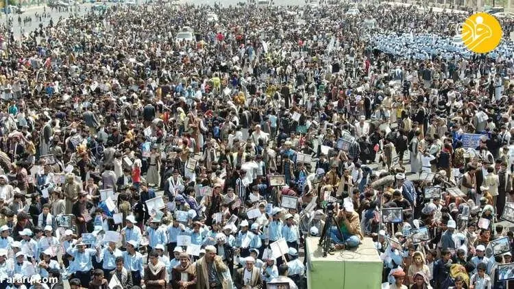 (تصاویر) تظاهرات بزرگ کودکان یمنی علیه سازمان ملل
