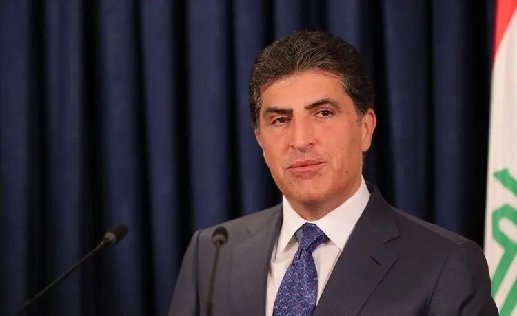 تماس تلفنی نیچروان بارزانی و رئیسی