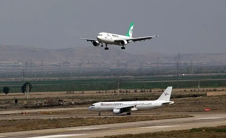 (ویدئو) نقص فنی هواپیمای پرواز تهران-کیش