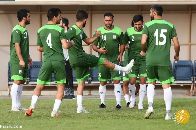 (ویدیو) کُری خوانی جذاب بین بازیکنان تیم ملی ایران