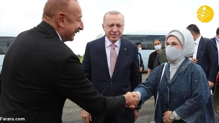 (تصاویر) دیدار اردوغان و علی اف در قره باغ