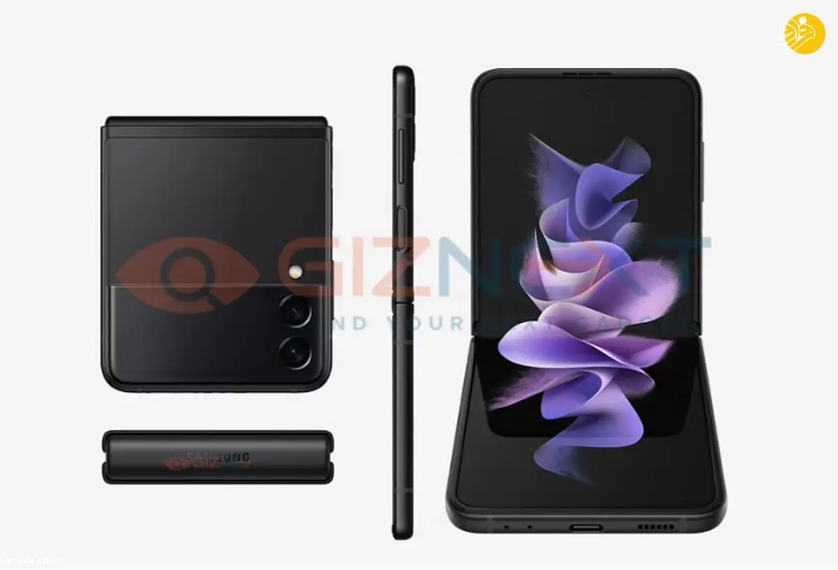 افشای تصاویر جدید گوشی تاشو گلکسی Z Flip3