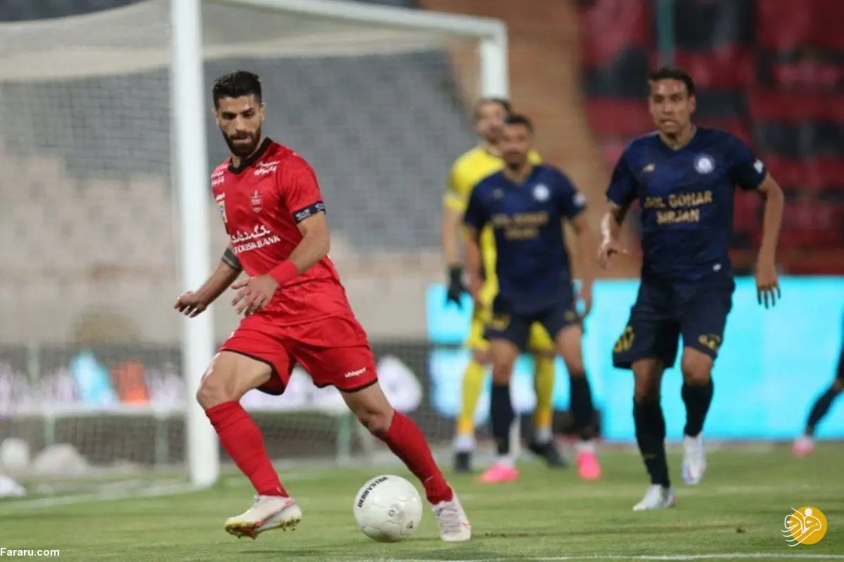 ستاره پرسپولیس بازی با فولاد را از دست داد