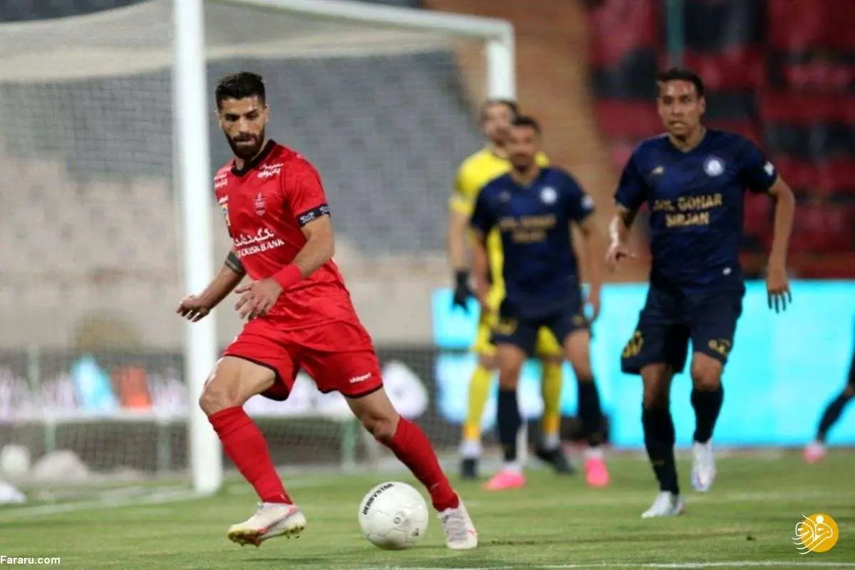 ستاره پرسپولیس بازی با فولاد را از دست داد