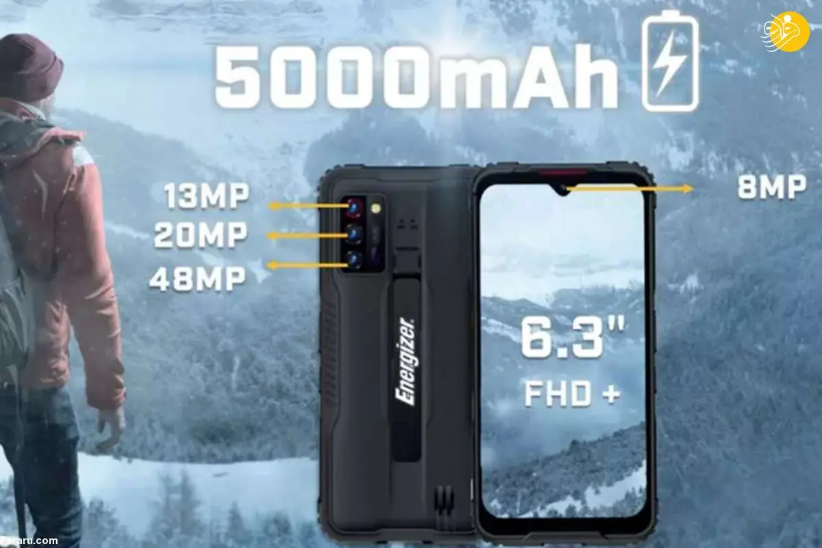 اولین گوشی 5G انرجایزر با ظاهری عجیب