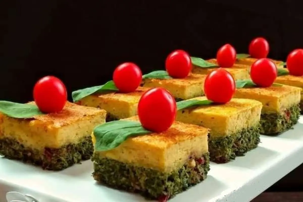 طرز تهیه کوکو دو رنگ، جذاب و مجلسی