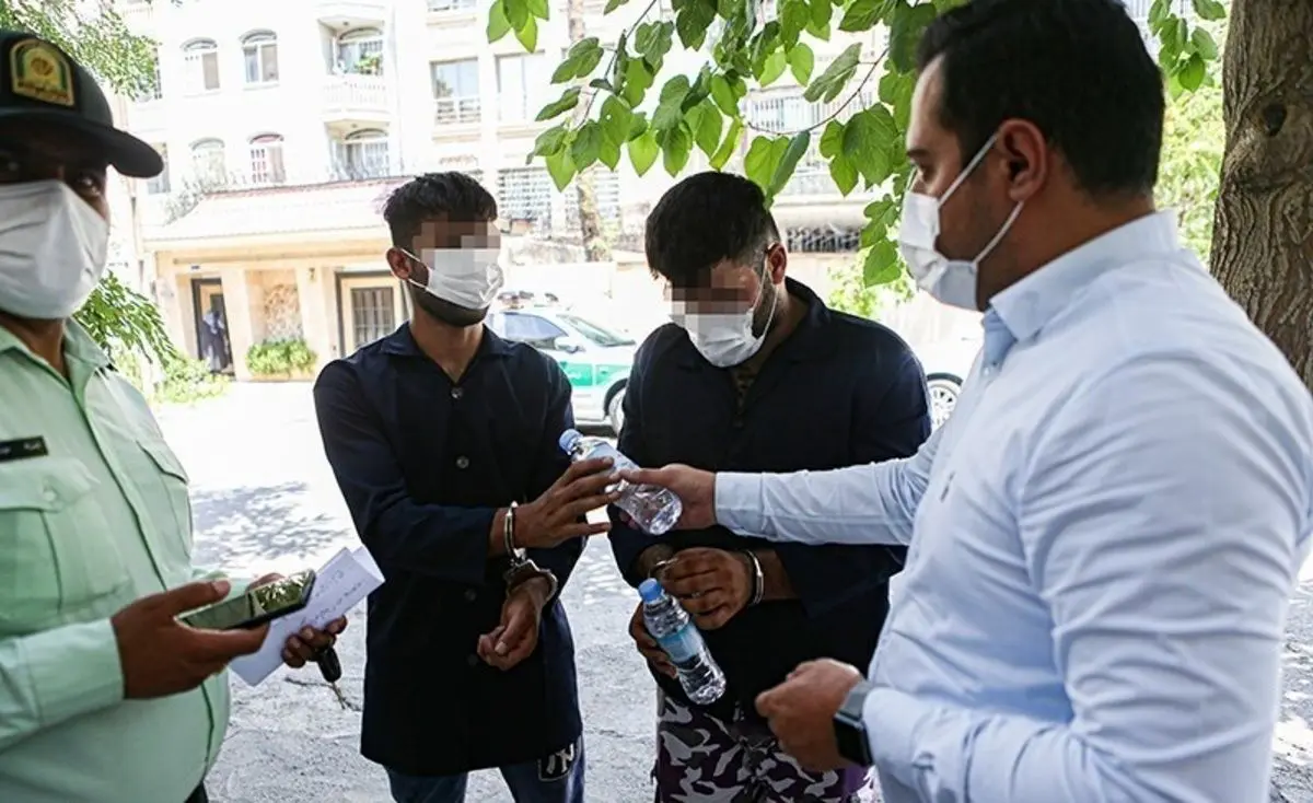 (تصاویر) دستگیری سارقان منازل محله گیشا