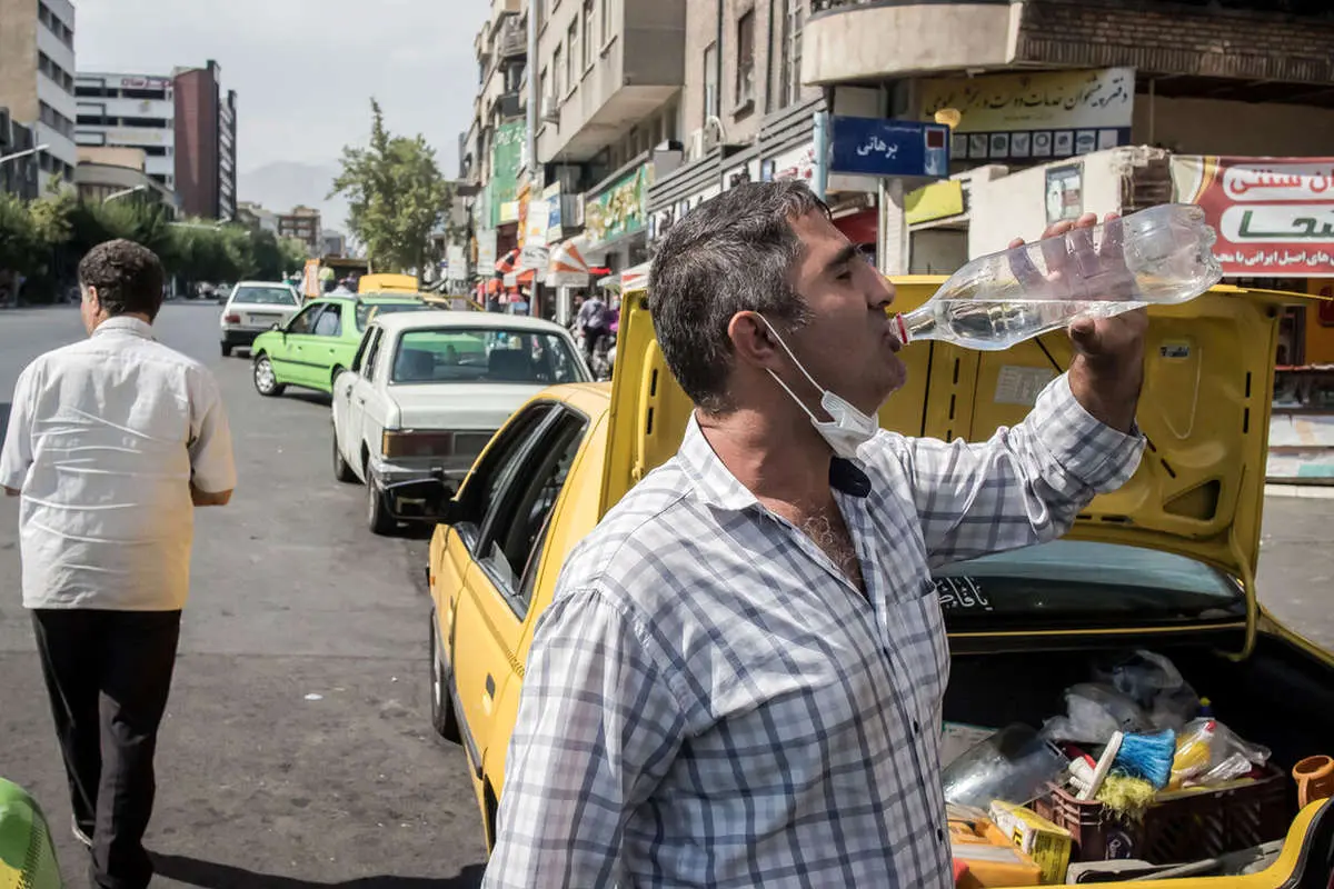 (تصاویر) زیر تیغ گرمای تابستان