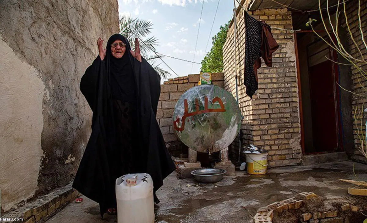 ویدئویی دردناک از زخمِ آب در خوزستان