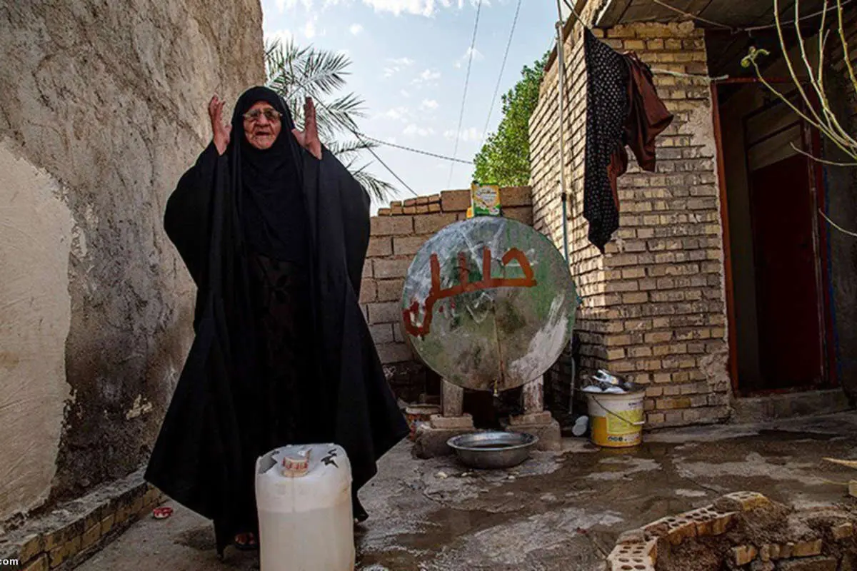 ویدئویی دردناک از زخمِ آب در خوزستان