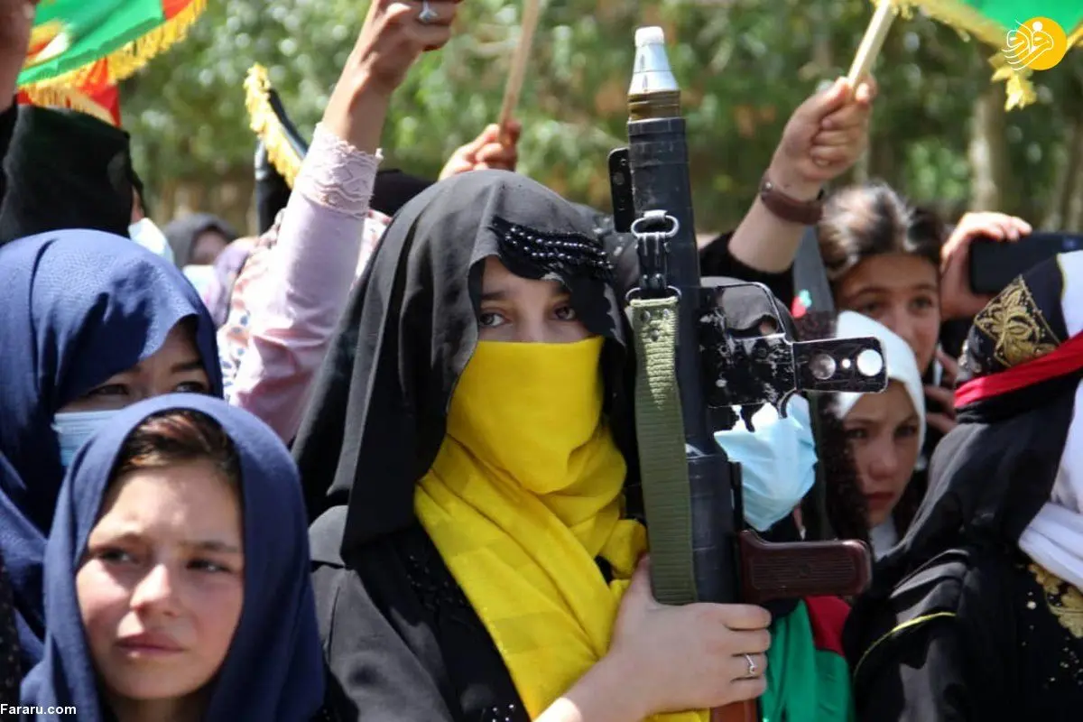 (تصاویر) زنان افغان مسلح شدند