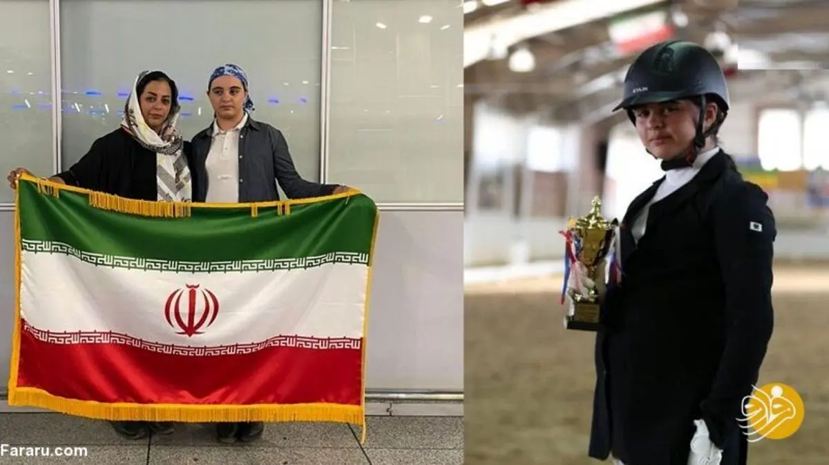 ممنوع‌الخروج شدن دختر ۱۲ ساله ایرانی؛ سارا به مسابقات سوارکاری نرسید