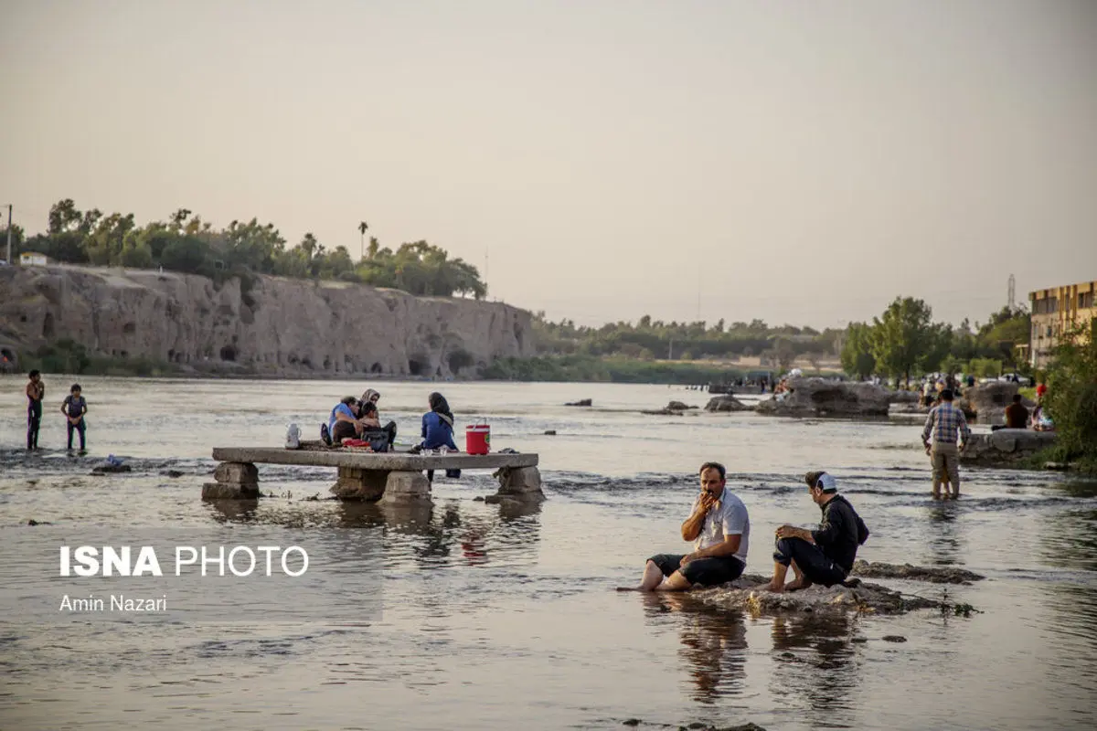 (تصاویر) شنا در «دز»