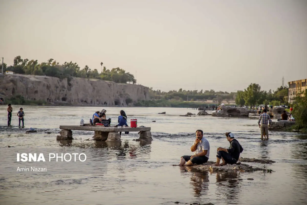 (تصاویر) شنا در «دز»
