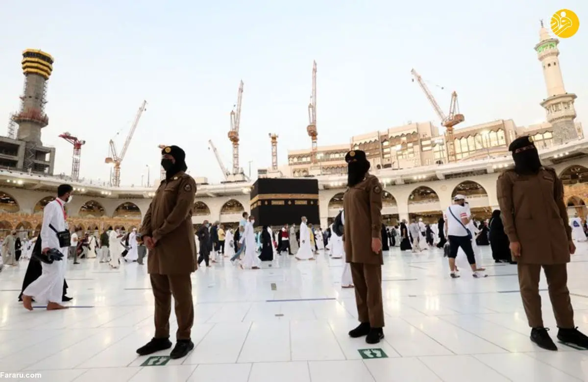 (تصاویر) استفاده از زنان پلیس در تامین امنیت حج