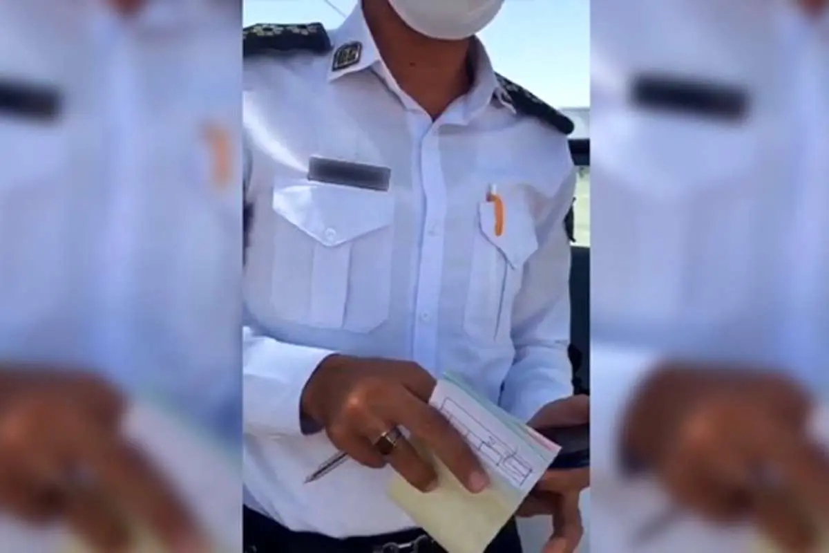 واکنش پلیس راه سیستان و بلوچستان به فیلم درگیری مامور با راننده