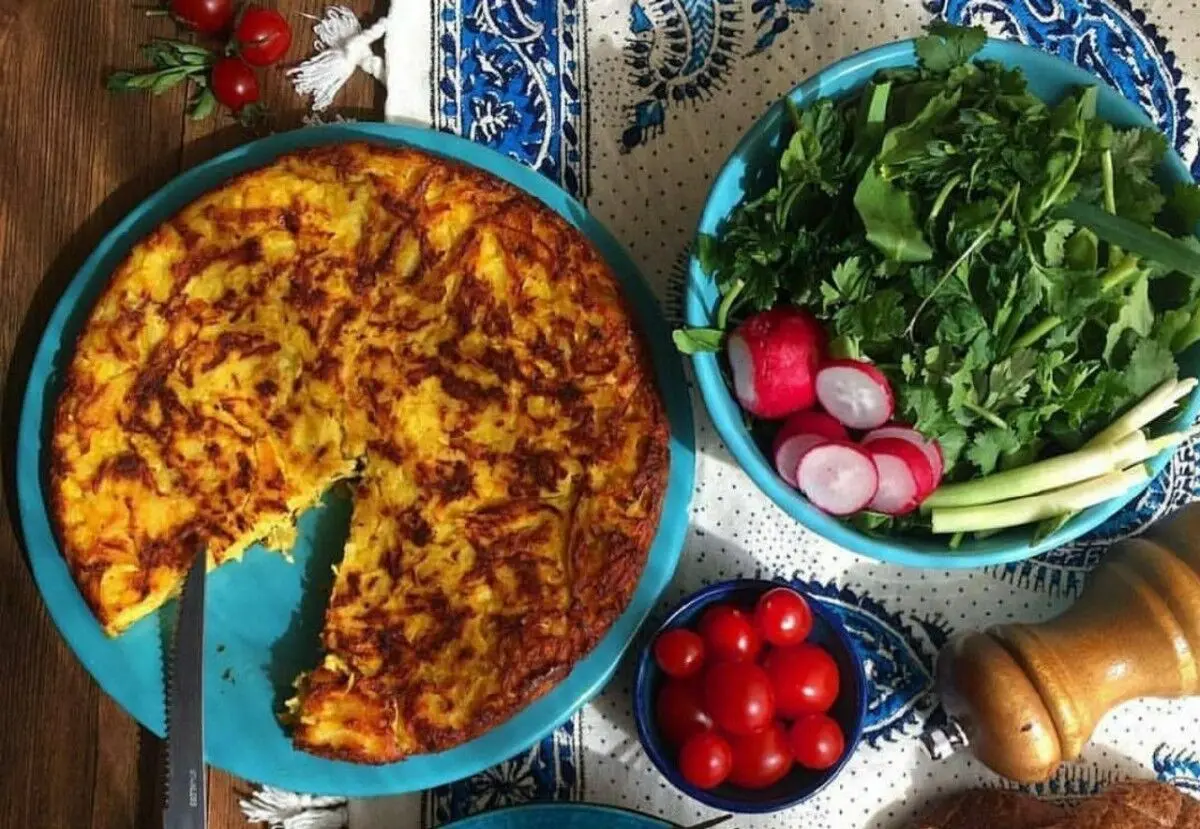 طرز تهیه کوکو بادکوبه، خوشمزه‌ای از خطه گیلان