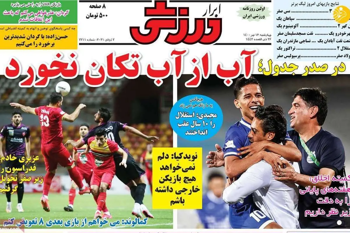 یک ستاره پرسپولیس در تیررس استقلال؛ کیوسک ۱۶ تیر