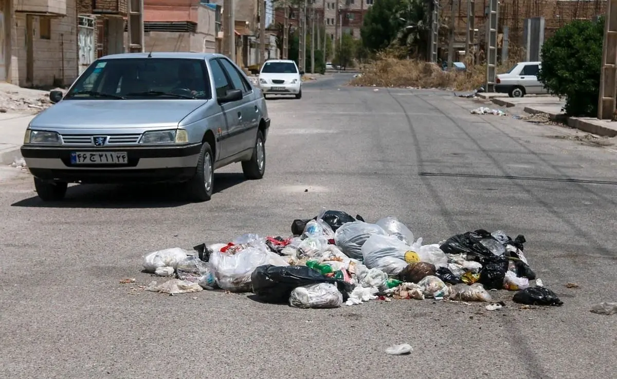 (تصاویر) خرمشهر در اسارت زباله‌ها