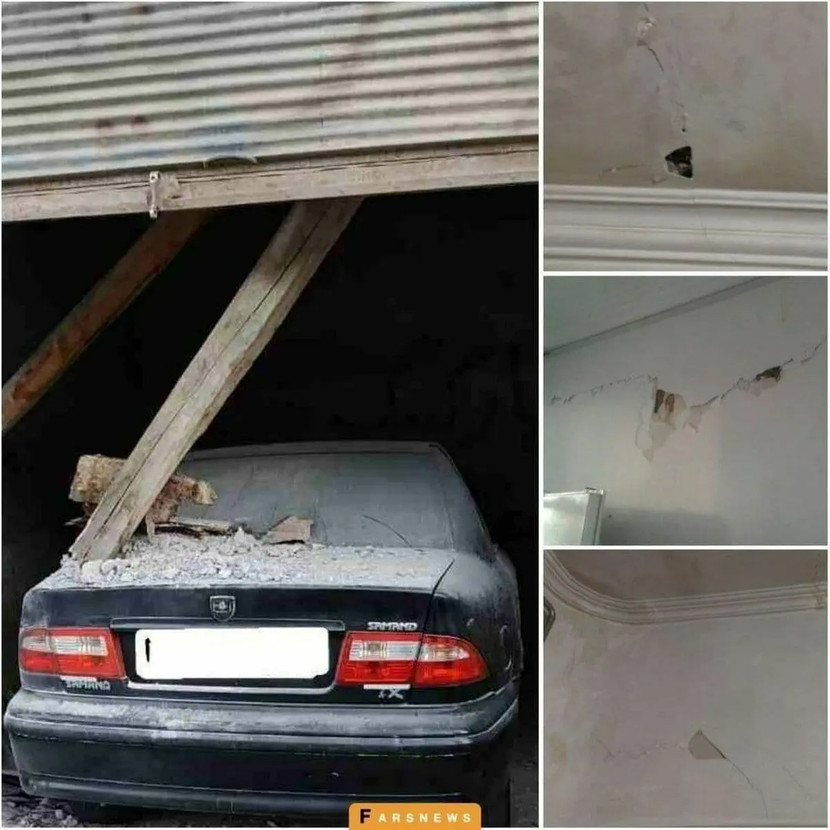 نخستین تصاویر از خسارات زلزلە آذربایجان غربی