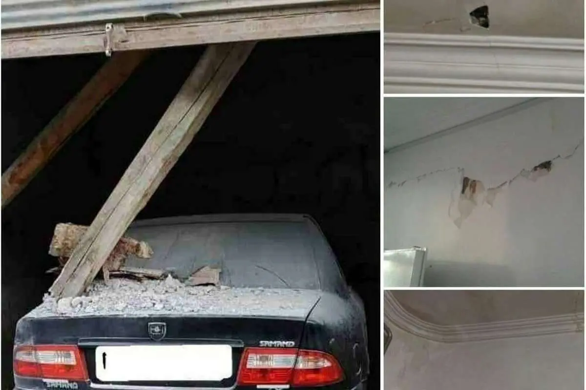 نخستین تصاویر از خسارات زلزلە آذربایجان غربی