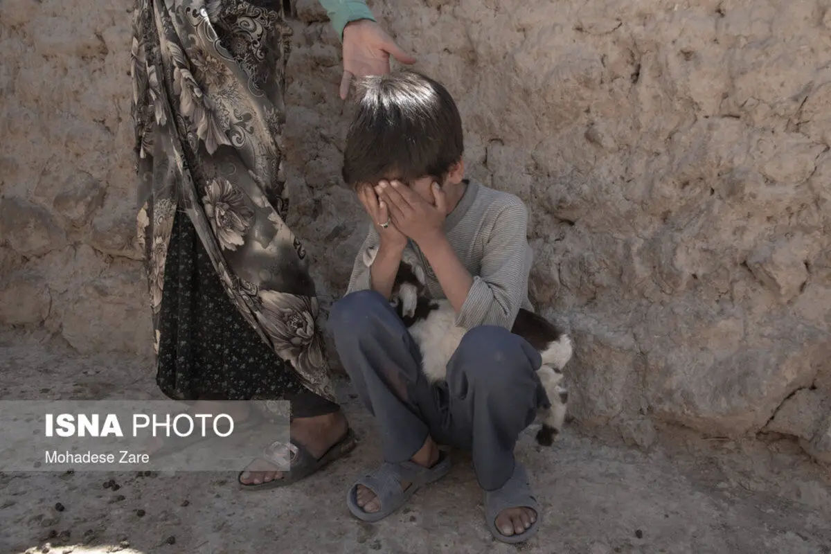 (تصاویر) خشکسالی در روستای کلاته عرب‌ها