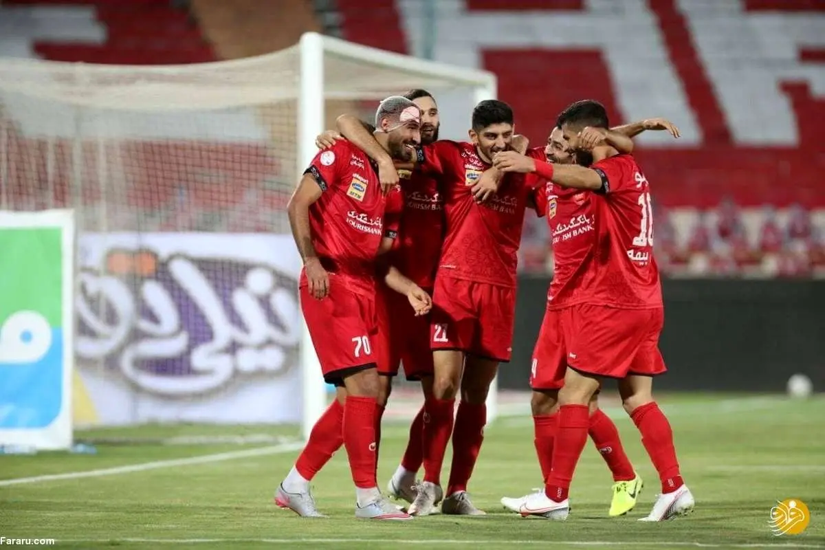 پرسپولیس در یک نیمه نسخه آلومینیوم را پیچید