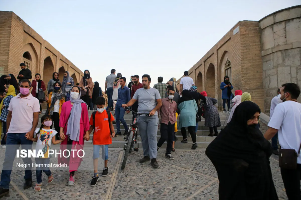 (تصاویر) اصفهان در آغوش پیک پنجم کرونا