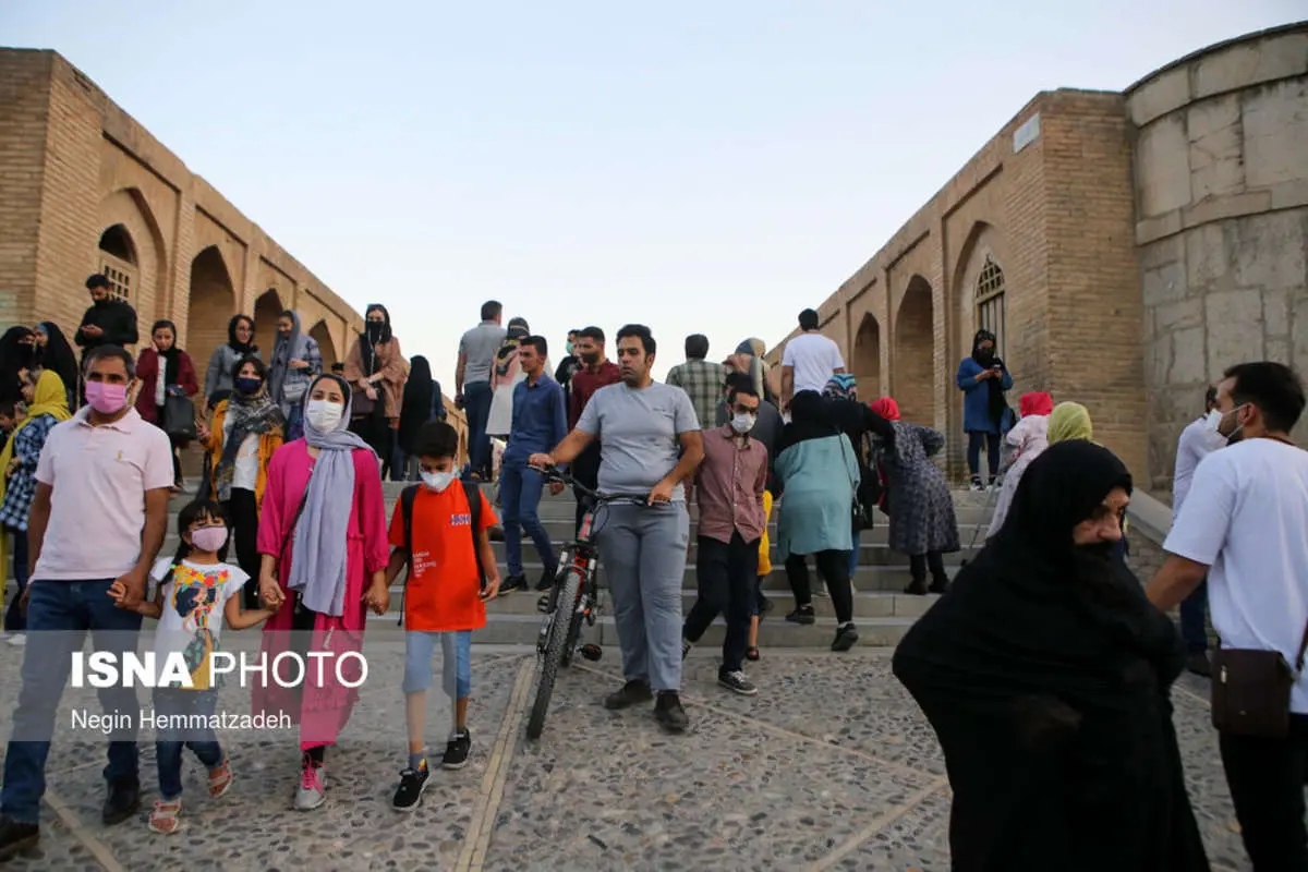(تصاویر) اصفهان در آغوش پیک پنجم کرونا