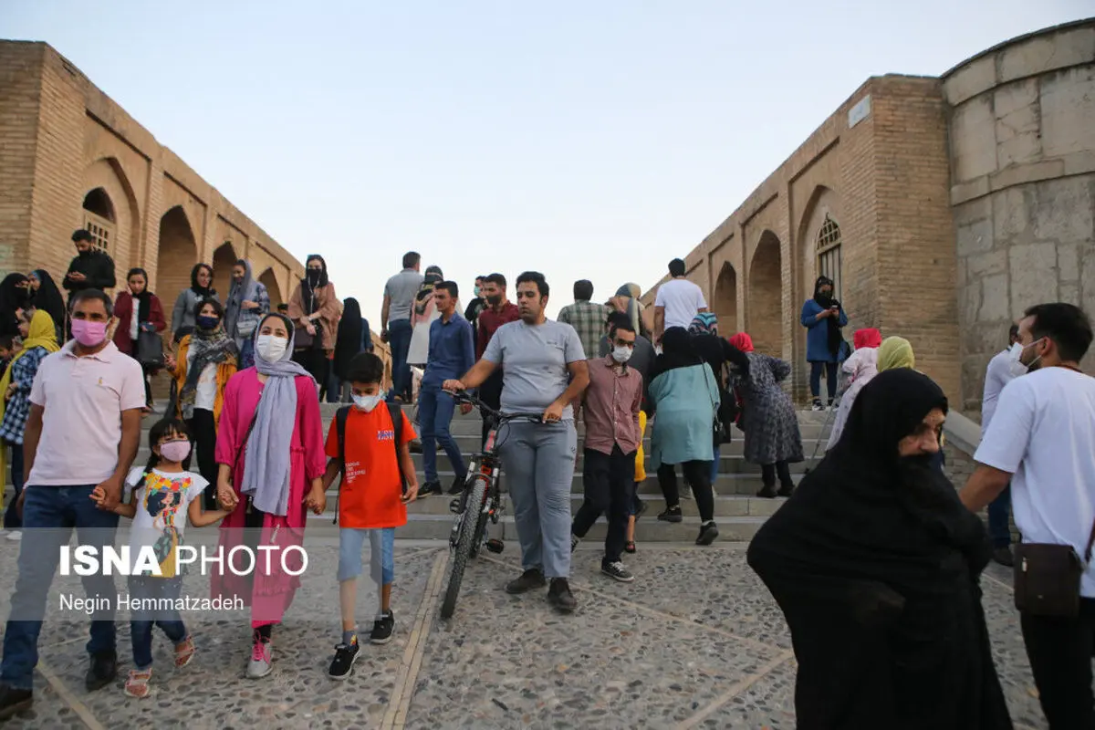 (تصاویر) اصفهان در آغوش پیک پنجم کرونا